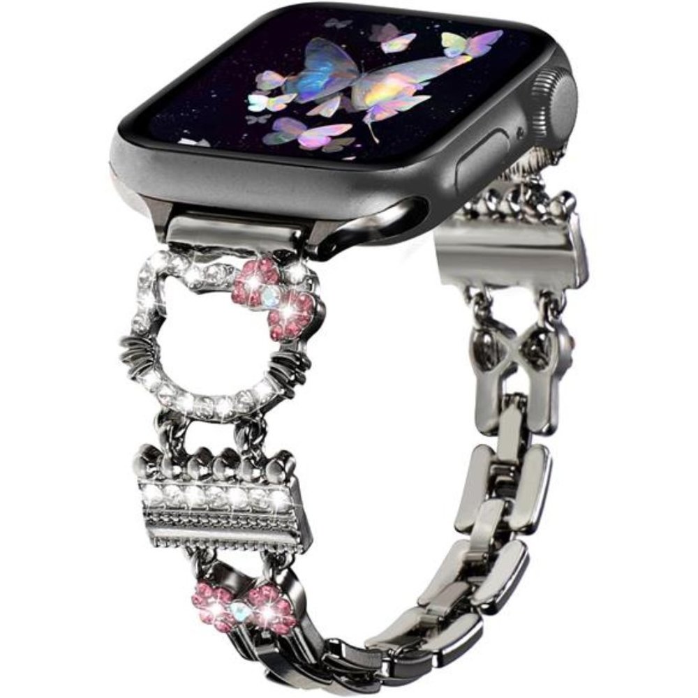 NEW Bling Luxury Apple Watch Band Hello Kitty